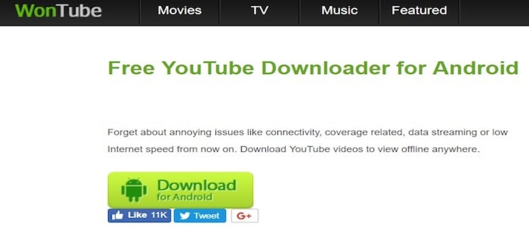 wontube for android wontube for android