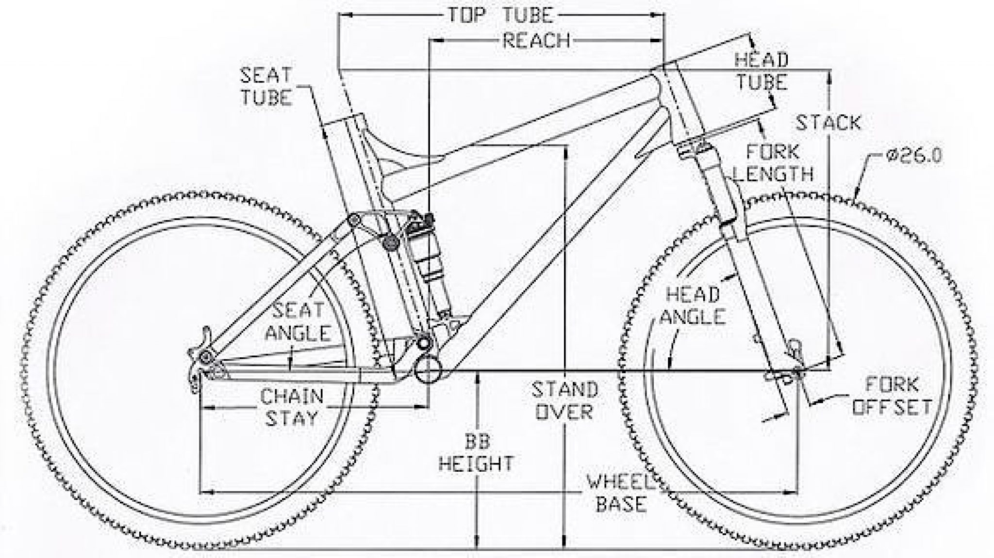 Height Chart For Mountain Bikes Size