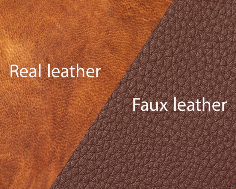 real leather sofa vs fake