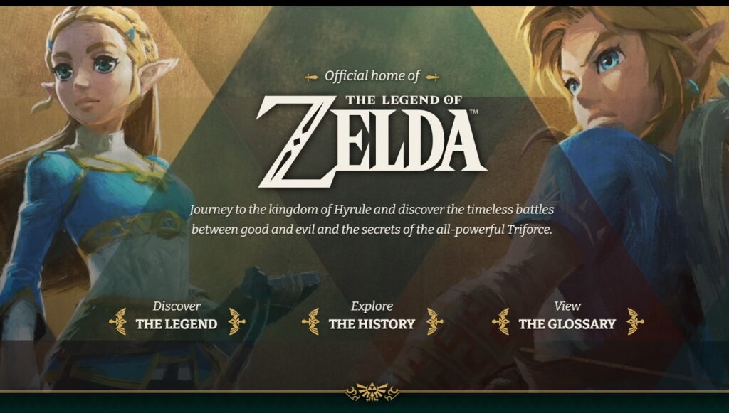 Legend of Zelda Website