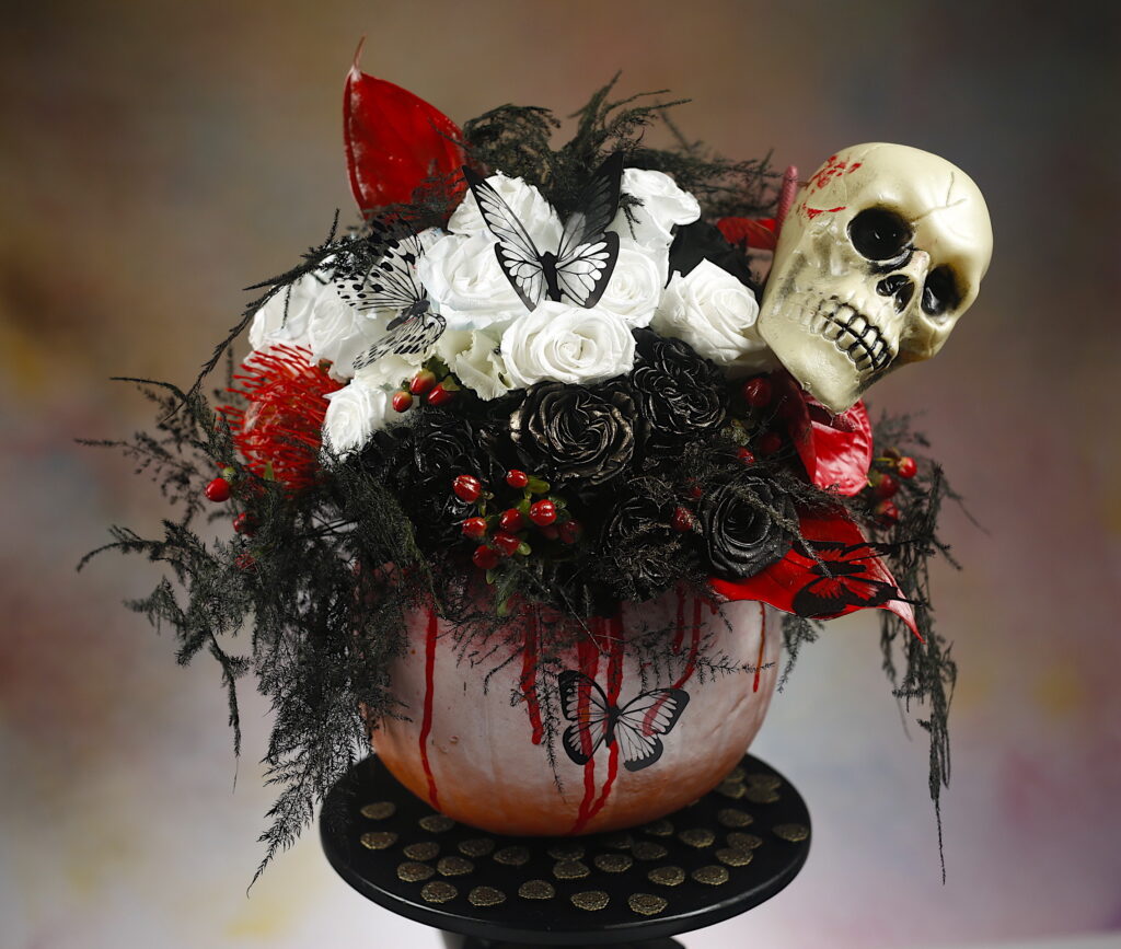 THE HALLOWEEN BOUQUET-THE HORROR IN FLORAL - flowers