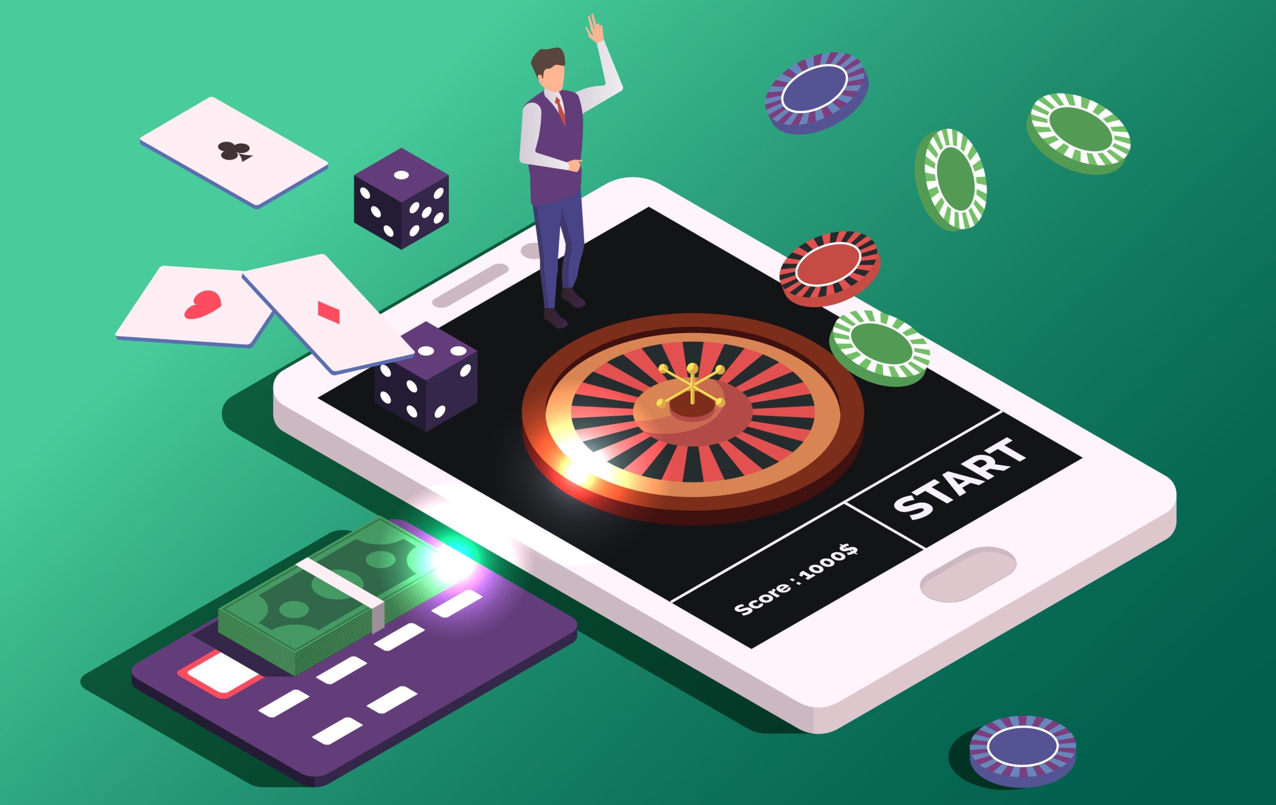Online Casino Illustration