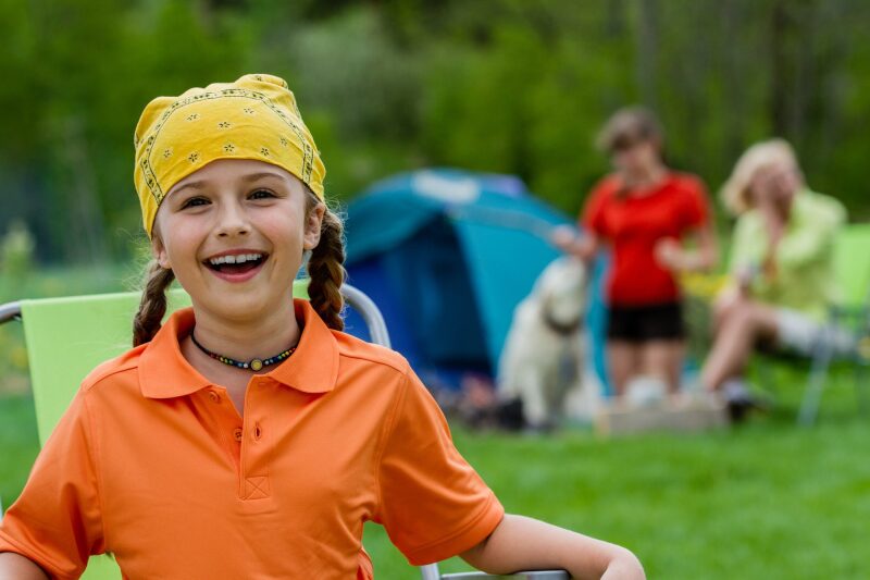 child in outdoor activity