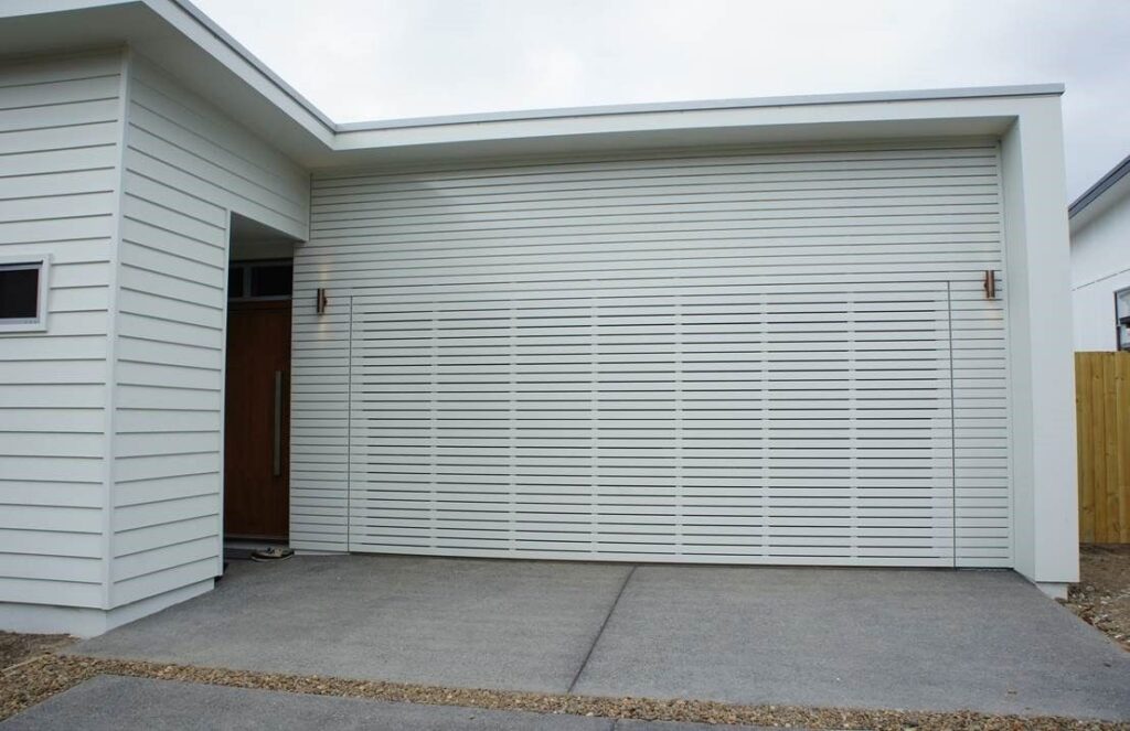 modern house tilt panel garage door