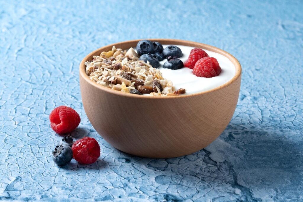 wooden cereal bowl