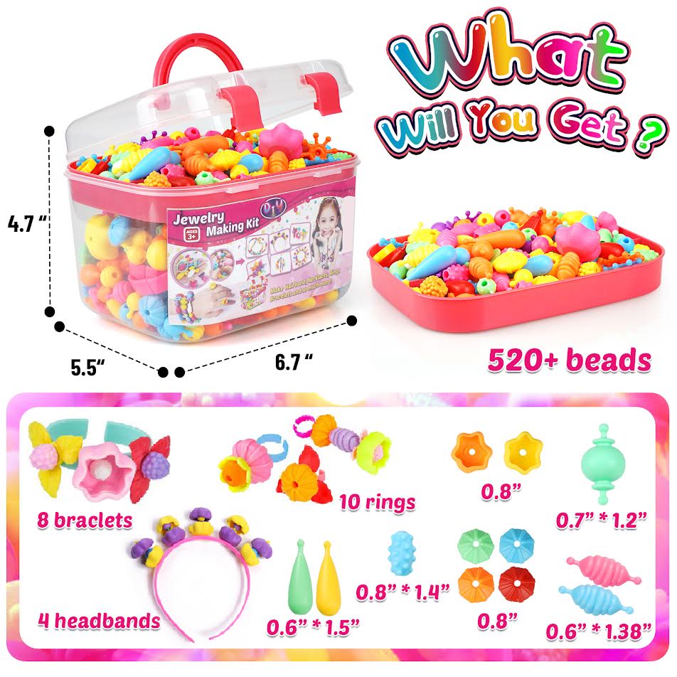 Snap Pop Beads Sets for Kids