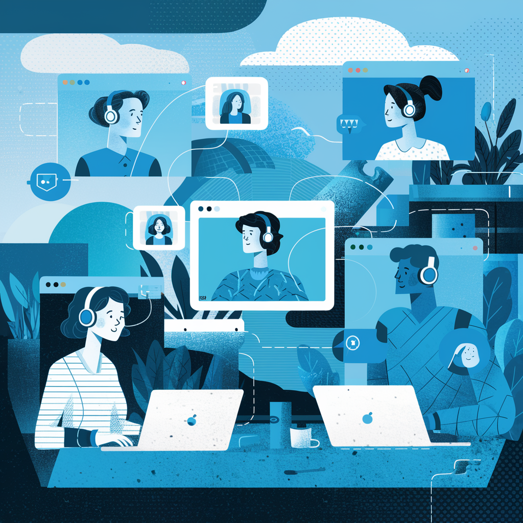 Communication in a remote work