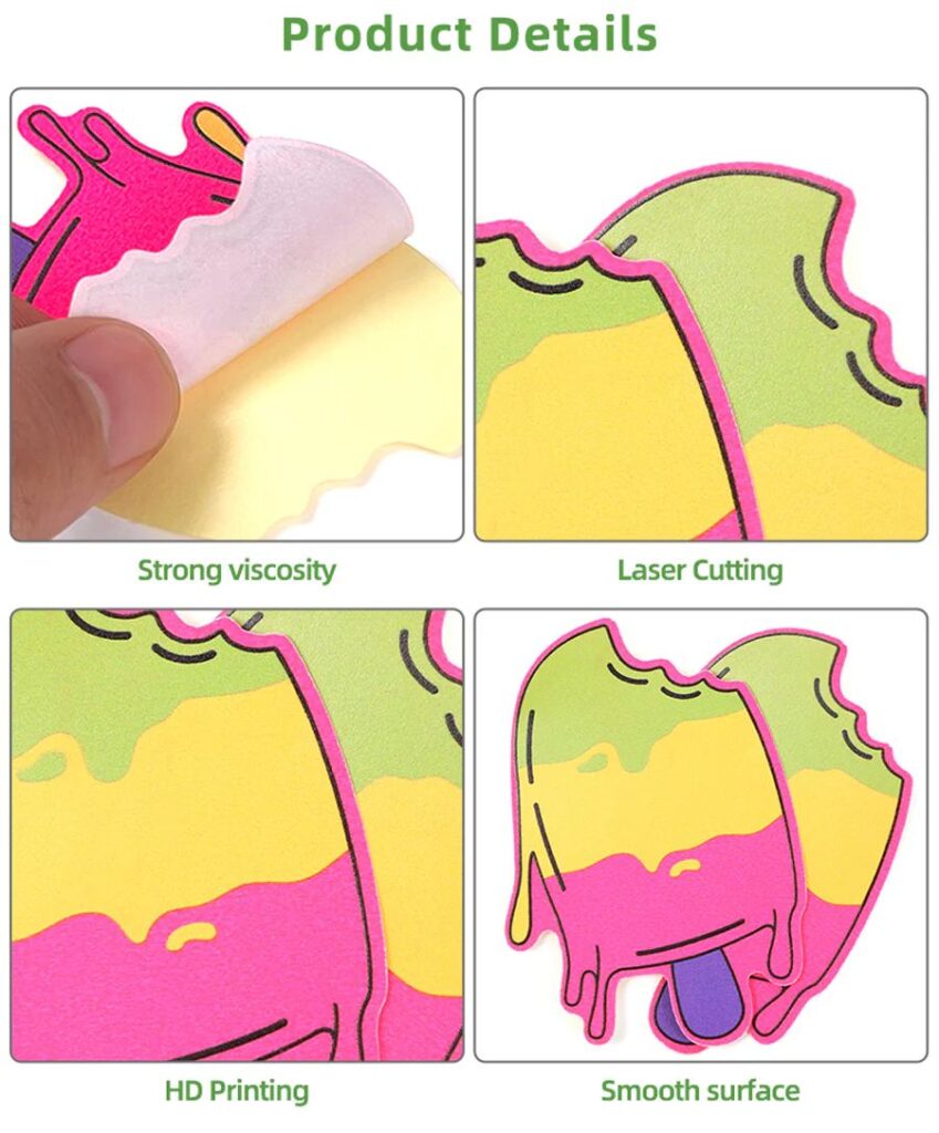 Features of Custom Fluorescent Stickers