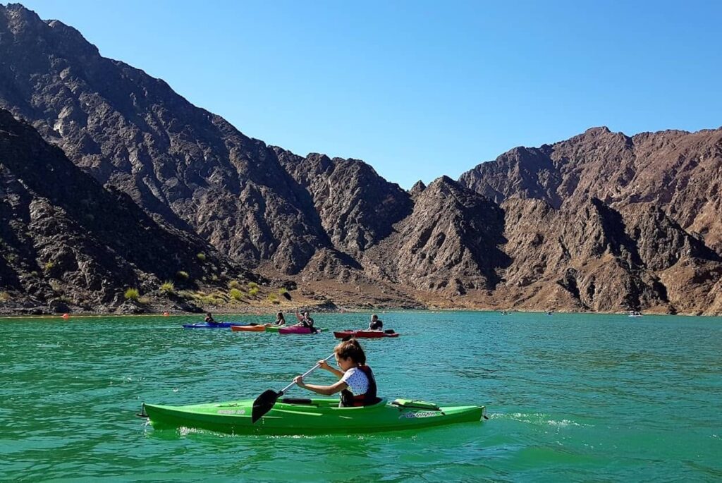 Kayaking at Dubai