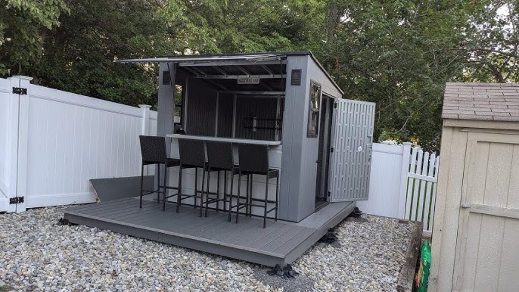 installing cabana sheds