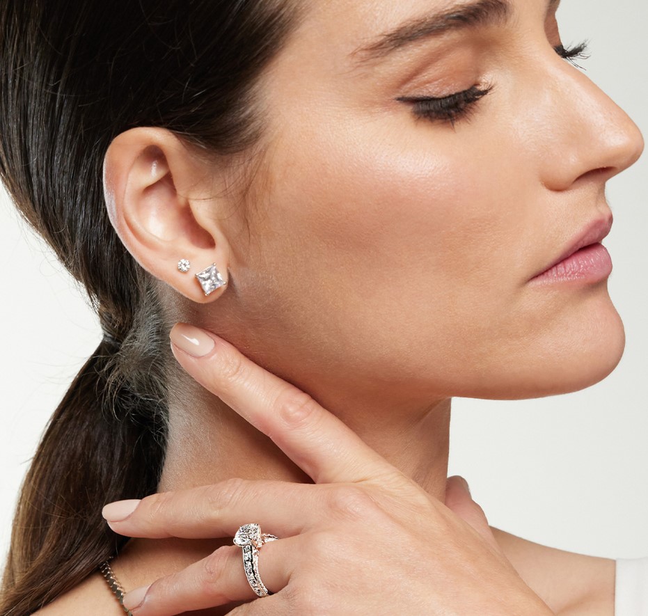 High-Quality Diamond Stud Earrings