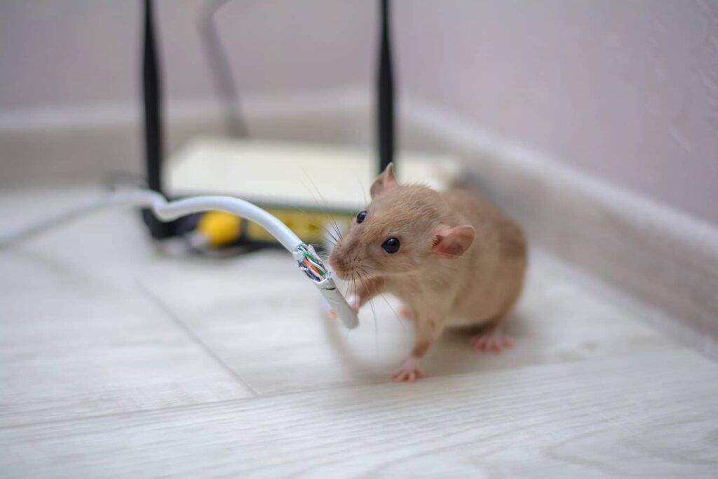 Rodents Love to Chew on Wires