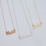 Why Name Necklaces Are Trending Among Celebrities These Days