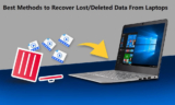 Best Methods to Recover Lost/Deleted Data From Laptops